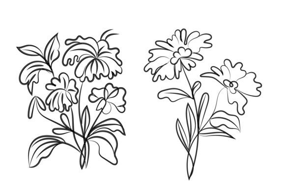 Abstract Floral Flower Design Review