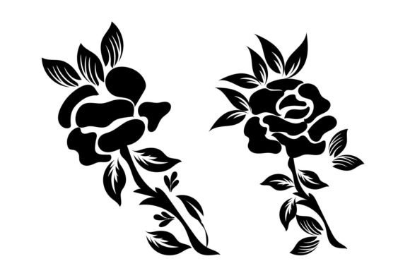 Abstract Floral Ornament Design