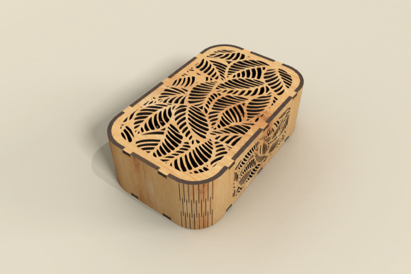 Box with Floral Ornament
