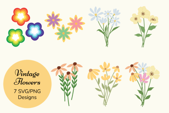 Vintage Flowers Bundle Review