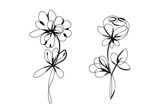 Wedding Wildflower Ornament Floral